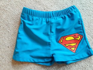 superman swim trunks