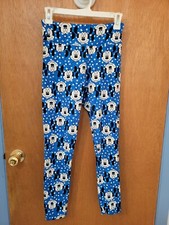 LuLaRoe Blue Minnie Mouse Leggings One Size Excellent Condition