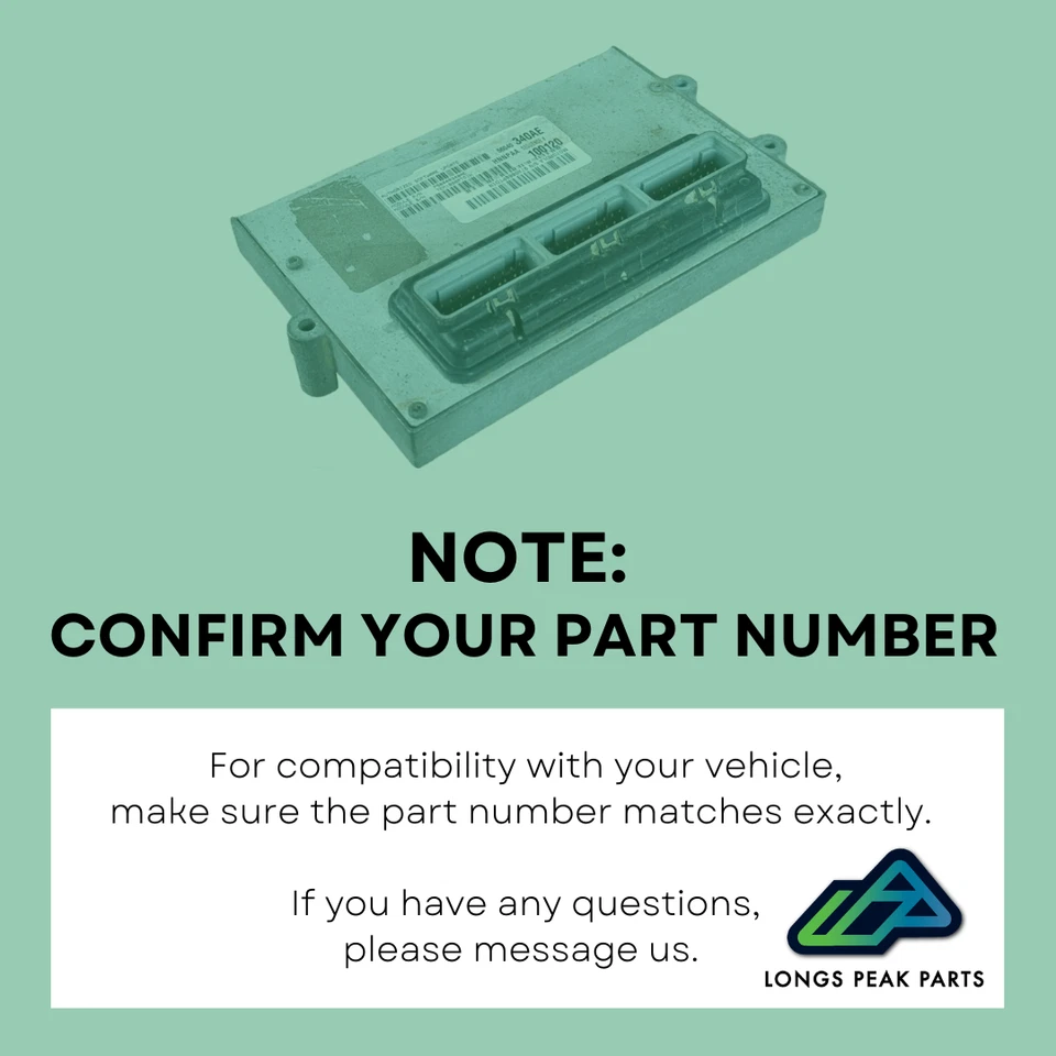 Plug & Play 1992-1994 Mitsubishi Montero 3.0L ECU Engine Control Module MD175915 - Image 2 of 4