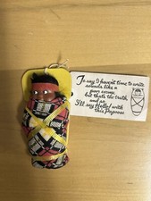 Vintage Native American Skookum Doll Infant Papoose Souvenir