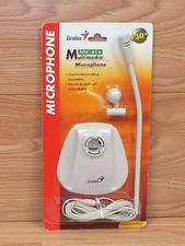 Genuine Genius Mic 01-A K201B008-A Multimedia Microphone Omni-Directional NEW