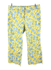 Vintage Lilly Pulitzer Capri Pants Womens 6 Cuba Libre Floral Lion Tropical