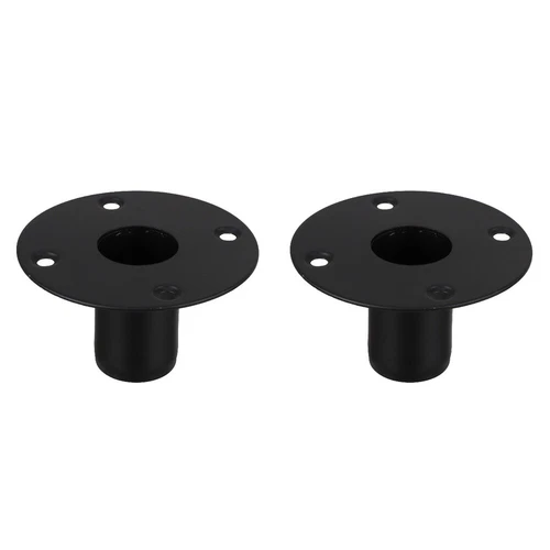 2 Pack Speaker Iron Bottom Mounts Surround Sound Stand Mounting Bracket