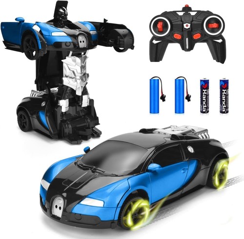 Transform Remote Control Cars for Boys, Robot Kid Toys, 360 Speed Drifting