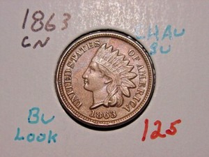 1863-CN-INDIAN-HEAD-CENT-CHOICE-AU-BU-NICE-COLOR-LUSTER-BETTER-DATE-COIN
