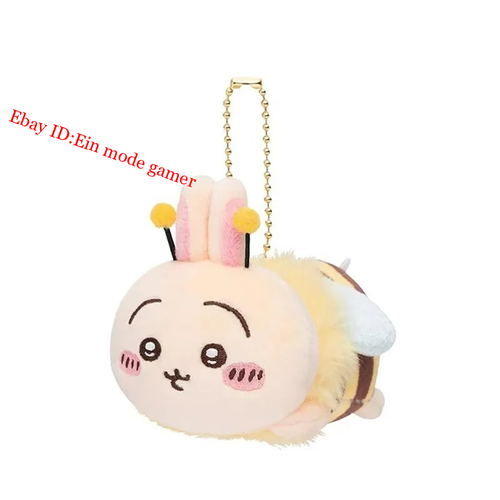 Chiikawa Serie Kleine Biene Plüsch Schlüsselanhänger Hachiware Plüschtier Anhänger Geschenk - Bild 12 von 20