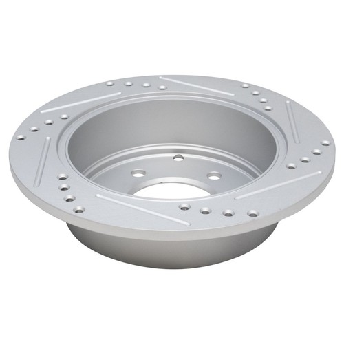 Rear Semi Metallic Brake Pad & Performance Rotor Kit w/Fluids for Kia