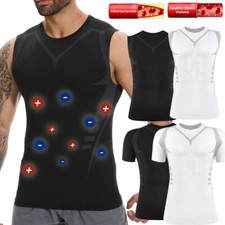 Ionic Tourmaline Posturecorrector Vest Ionic Shaping Vest Quick Dry Slim Fit Men