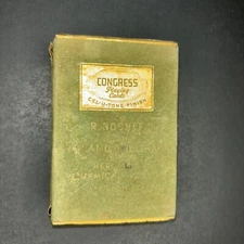 Vintage Congress Playing Cards- SINGLE Deck- Horse Drawn Sleigh& Buggy w/ Horse