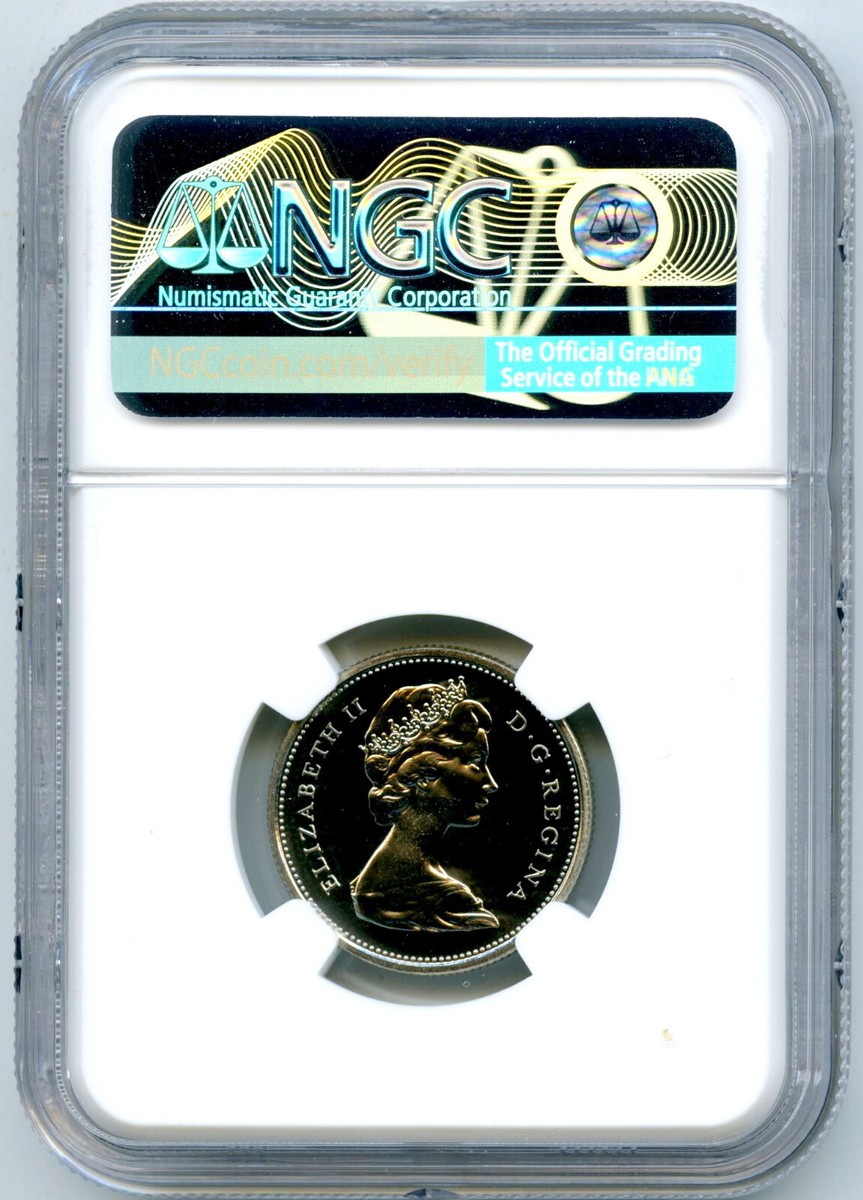 1971 CANADA 25 CENT NGC MS68 QUARTER SUPER RARE TOP POP=2 NONE