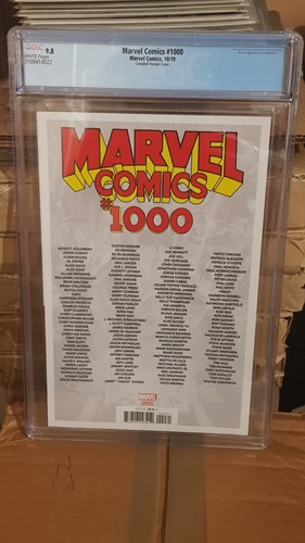 🔥 Marvel Comics #1000 Cgc 9.8 🔥 J Scott Campbell Variant Cover 🔥 - Picture 2 of 2