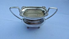 Antique Silver Plated Sugar Bowl England