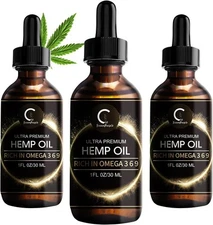 Best Hemp Oil - Natural Wellness Hemp Seed Oil 3-Pack
