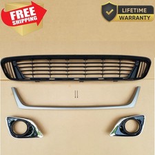 For 2013-2016 Bumper Lower Grille Trim Fog Light Covers Toyota Venza Set Of 4 For 2013-2016 Bumper Lower Grille Trim Fog Light Covers Toyota Venza Set Of 4