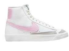 Nike Blazer Mid '77 Sneakers White and Pink Women  s Size 6.5 Boys Y6 NEW