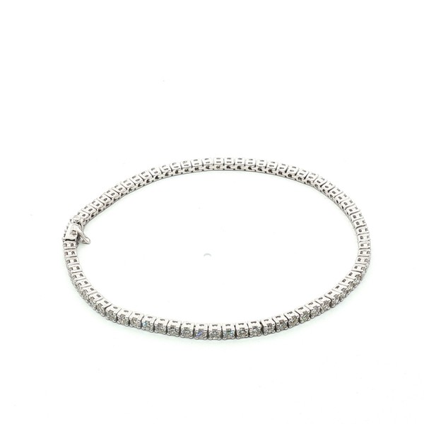 DIAMANT TENNIS BRACELET IN 750 WEISSGOLD