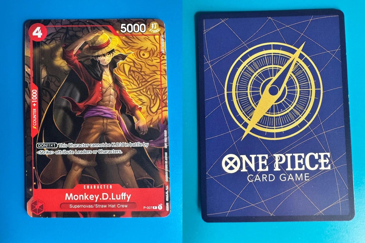 Monkey.D.Luffy-P-007 P-007 One Piece Promotion Cards for sale | eBay