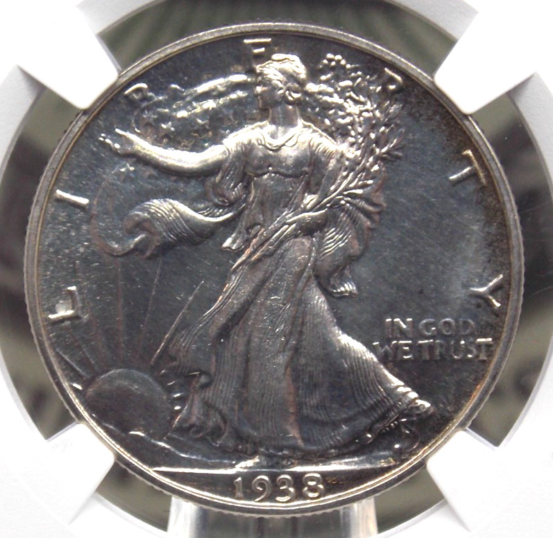 1938 Proof Walking Liberty Half Dollar 50c NGC PF60 #006 *PROOF* ECC&C, Inc.