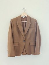 Banana Republic Wool Blazer Petite 10 Brown Marzotto Suit Jacket Academia Twee