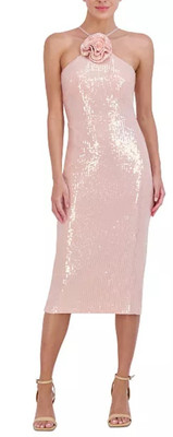 halter neck dress v neck Plunging V Neck Halter Gown main image 0