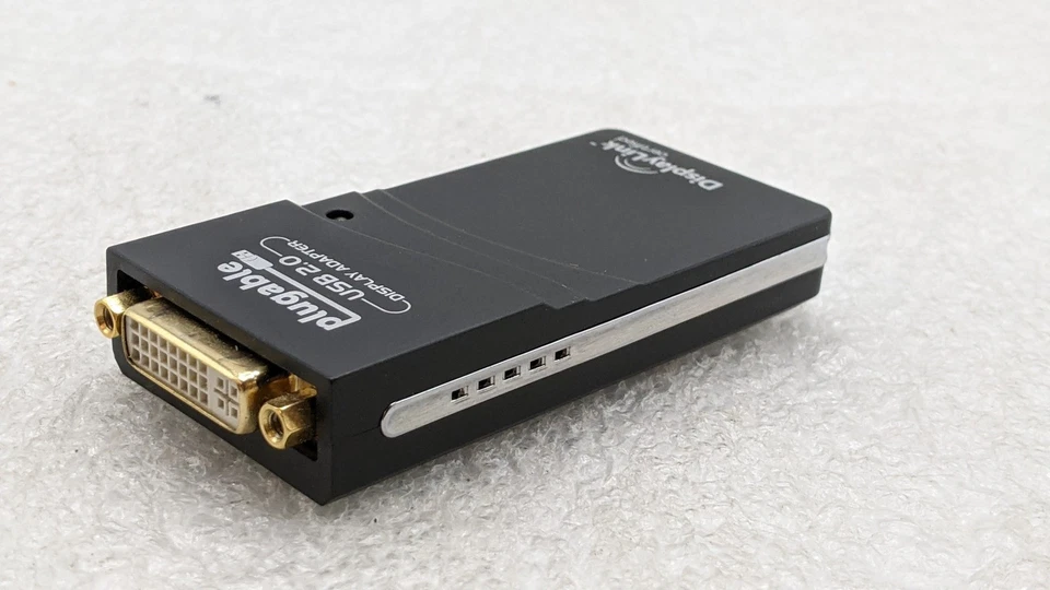 Plugable USB 2.0 UGA Multi-Display Adapter DisplayLink DVI VGA HDMI - Image 3 of 4