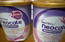 2 Cans Nutricia SYNEO Infant 14.1 oz expiration date 2026