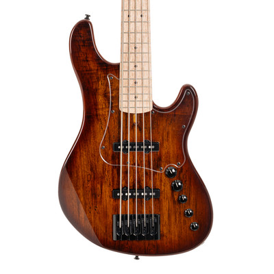 Cort GB-Fusion 5-String Bass Guitar - Antique Brown Burst - Open Box