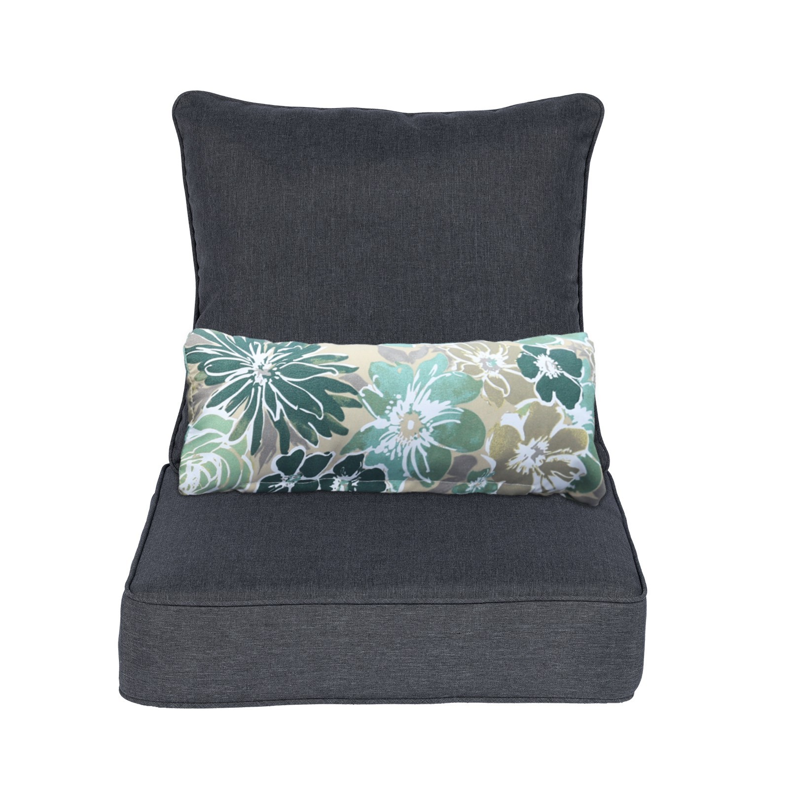 Outdoor Waterproof  Deep Seat Cushion Set 22x24x5.1 in Patio Furniture Cushions