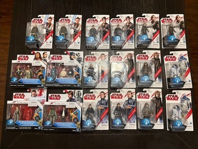 New Hasbro Disney Star Wars Force Link 3.75  Action Figure Lot of 18 on Card/Box
