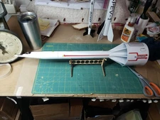 Slipstream Model Rocket Kit from Bad Boy Rocketry 22" Long, 4" wide, "C" powered