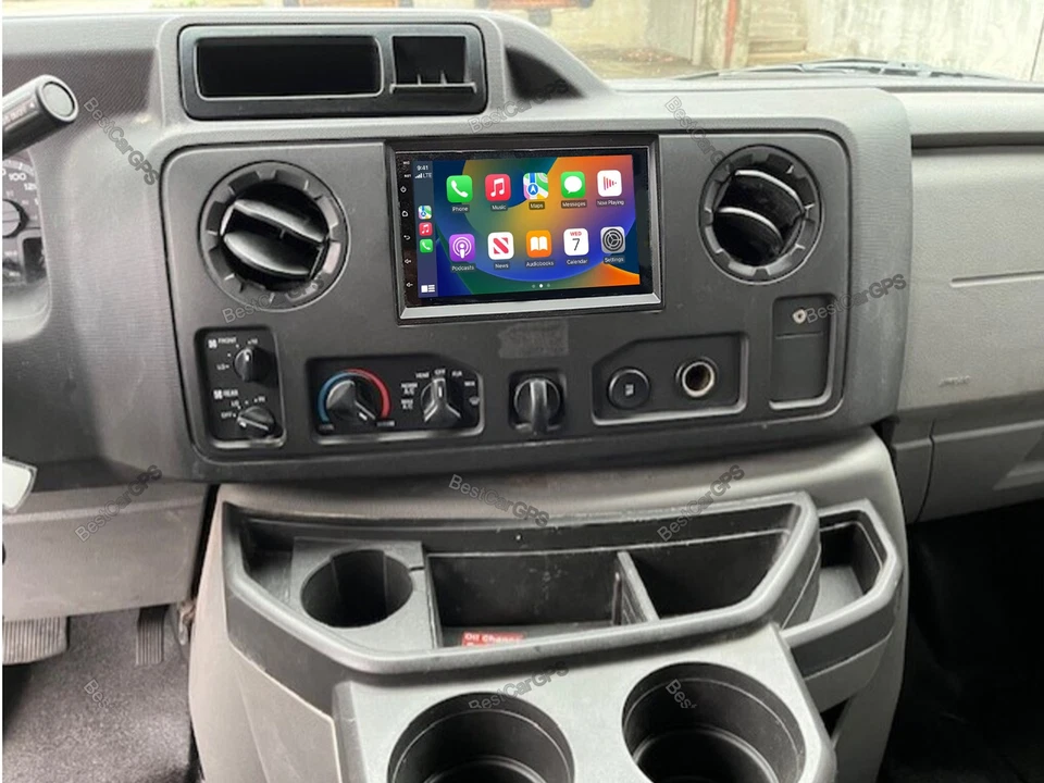 64G Android 15 Carplay Car Radio Stereo Sat Nav 7" For Ford E150 E250 2009-2014 Foto 3 de 4