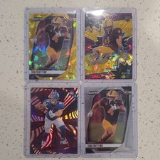 Panini Cam Skattebo Rookie NFL Card Lot 4 Prizm Draft Picks Red Gold Silver Ari…