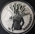 2023 Sierra Leone Egyptian Gods: Anubis 1 oz .999 FINE Silver BU Coin Proof Like