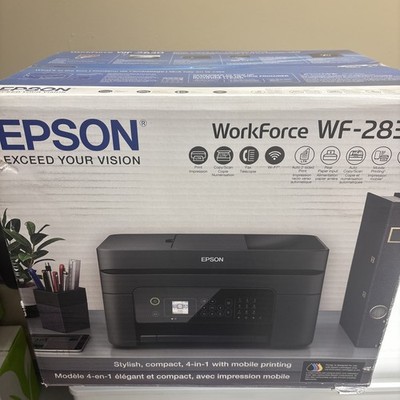 Epson WorkForce WF-2830 Wireless Color All-in-One Inkjet Printer Duplex