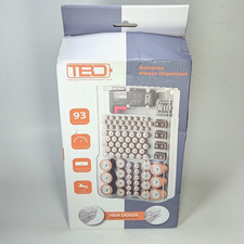 The Battery Organizer and Tester w/ Cover Battery Storage Case - SEALED NEW