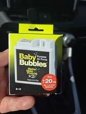 MARINE METAL BABY BUBBLES AERATOR 3 gallon bait air pump battery airstone minnow