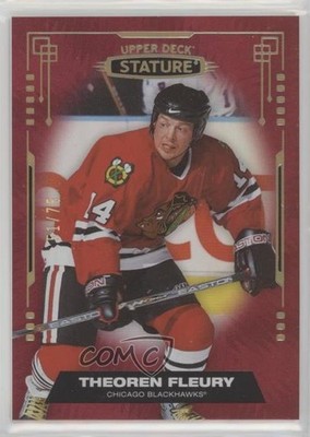 2021-22 Upper Deck Stature Red 51/75 Theoren Fleury #9 1c3k