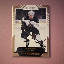 Upper Deck 2022-23 Series 2 Glossy Rookies Jack McBain Coyotes R-13 Ice Hockey
