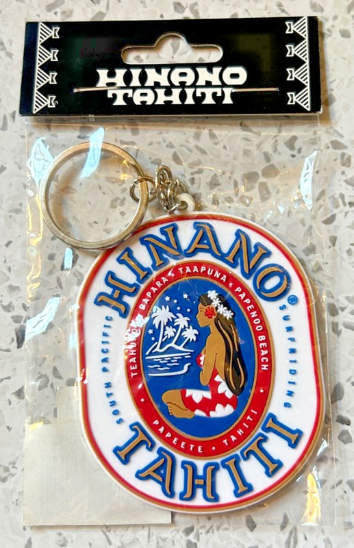 Genuine Hinano Tahiti Keychain
