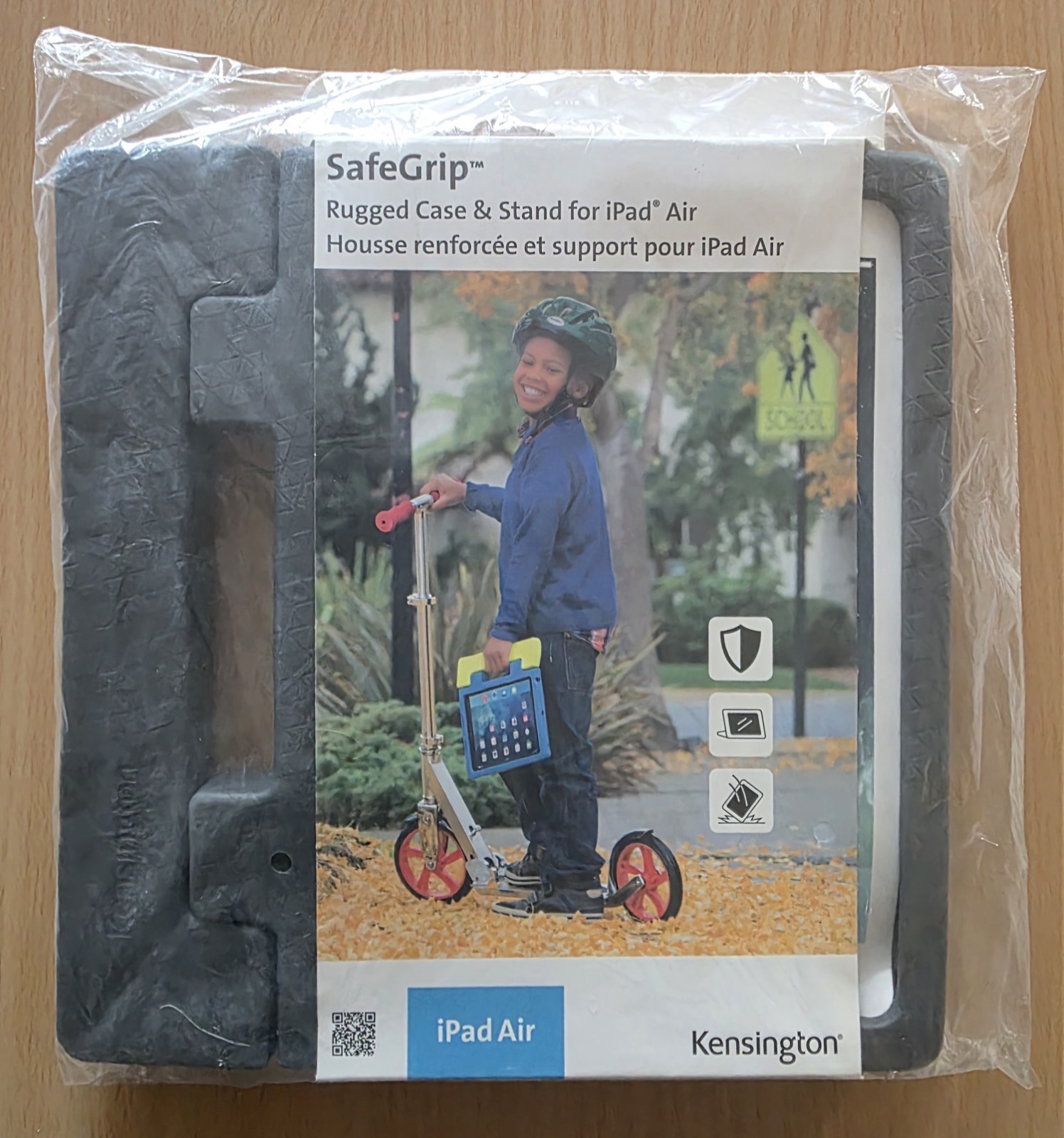 Kensington SafeGrip Rugged Case and Stand for Apple iPad Air