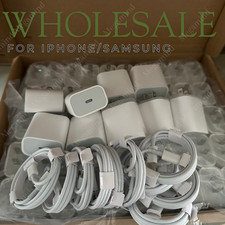 Fast Charger For iPhone Air 17 16 15 14 13 12 11 iPad USB C 20W PD Cube Cord Lot