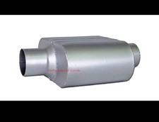 Pair Of Single Chamber Performance Race Mufflers Flo-pro 2.5 2.5 - V425109