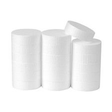 Foam Circles 3 Inch 18 Pack 1 Inch Thick Polystyrene For DIY Crafts White