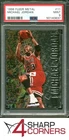 1996 FLEER METAL #11 MICHAEL JORDAN BULLS HOF PSA 9