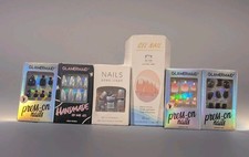6 Envolturas para Uñas y Uñas Prensadas Marcas Mixtas Lote de 6 Estilos Surtidos Mani y Pedi