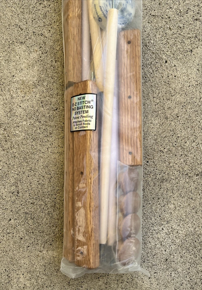 Stitcher's Delight E-Z Stitch Needlework Scroll Frames Oak 14 Sizes Embroidery - Image 4 of 4