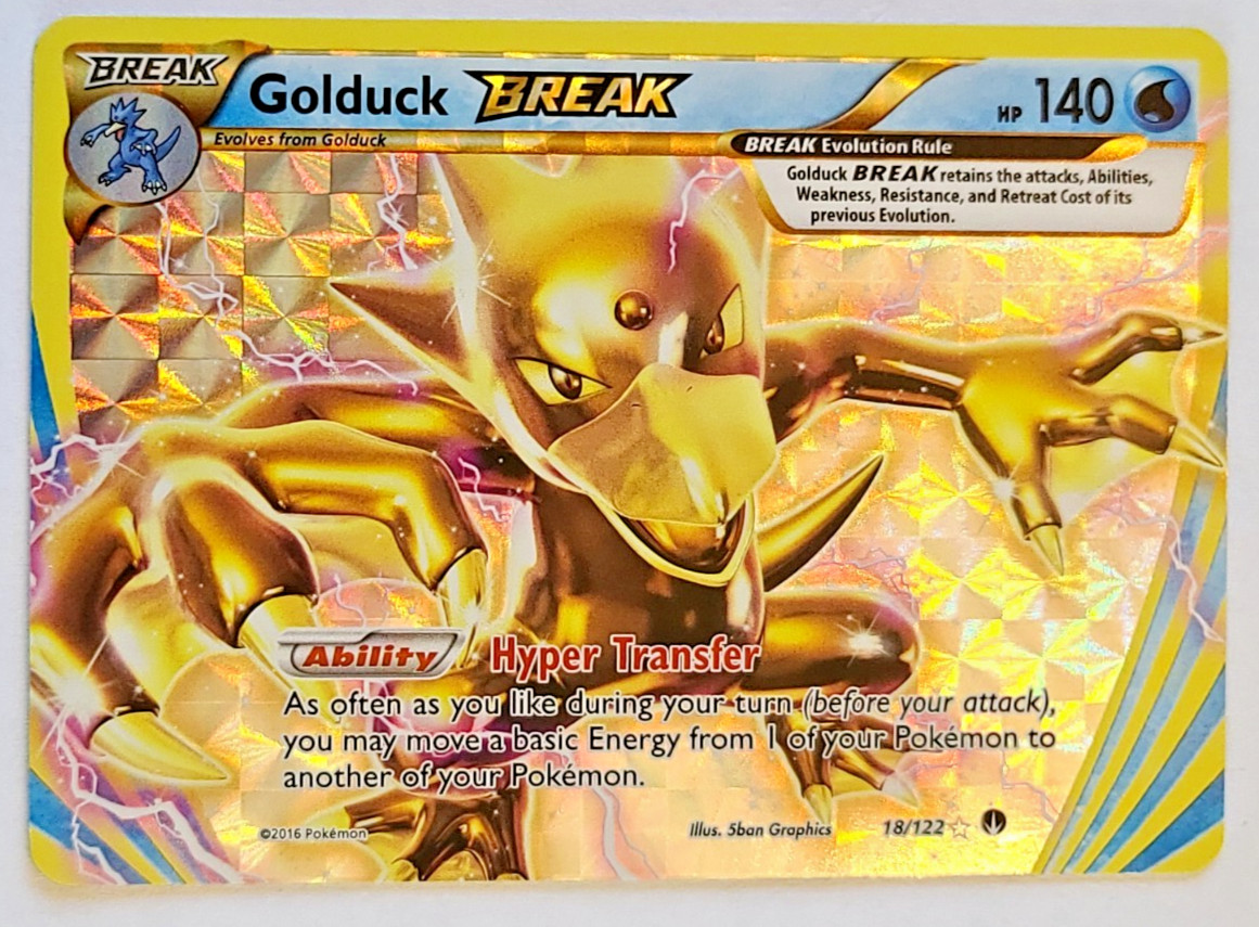 Pokemon TCG: Golduck BREAK Breakpoint #18/122 Near Mint (NM)