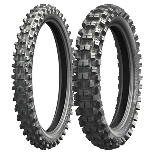 TYRE PAIR MICHELIN 2.50-12 STARCROSS 5 MINI+80/100-12 STARCROSS 5 MINI DOT22