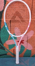 AMA Sport Drive Tennis Racket White/Pink 27 In Length 105 Sq In.
