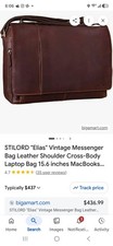 Borsa per computer Stilord vintage